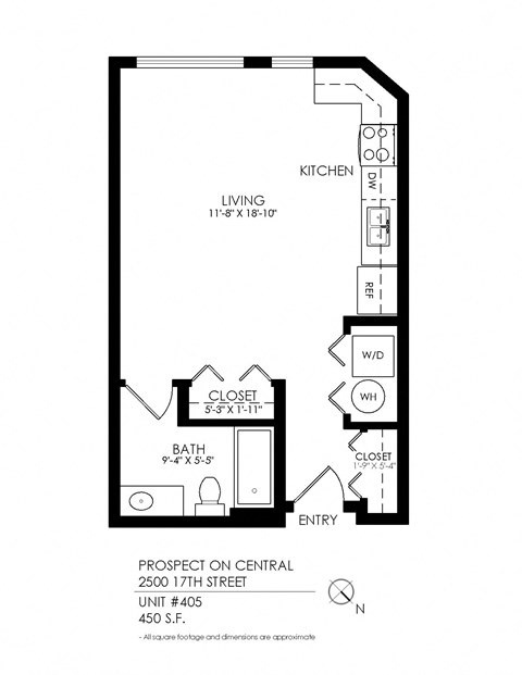 a floor plan of a house with a bedroom and a bathroom